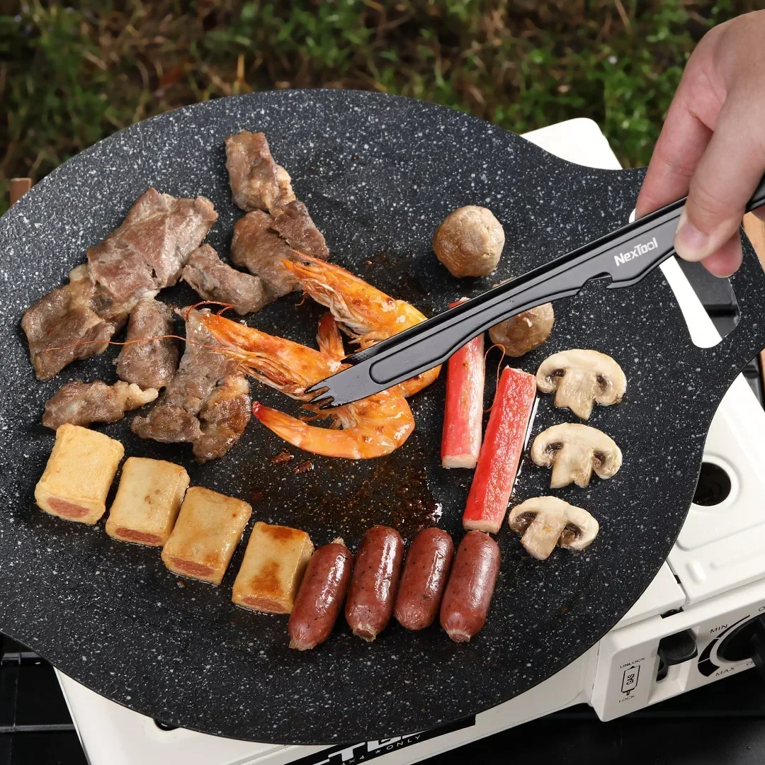 Nextool Barbecue Tools Set Outdoor Camping Picnic Knife Chopping Board Multifunctional Scissors BBQ Portable Carrying Case