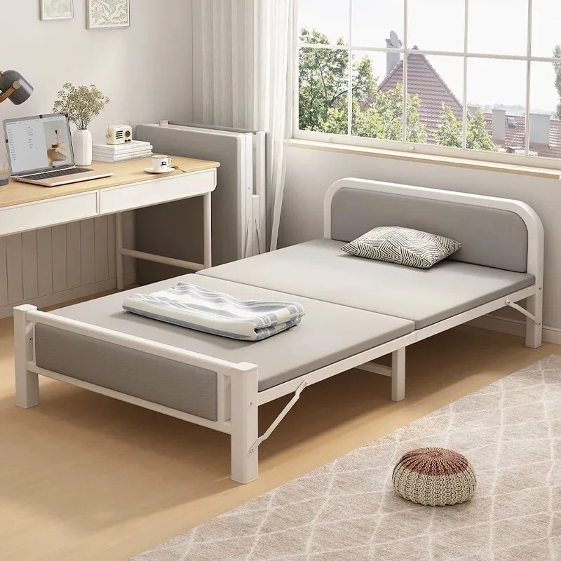 Cama de Camping Dobrável Oculta para Adultos, Economia de Espaço, Colchão Flexível, Cama Auxiliar para Adultos, Móveis para Quarto