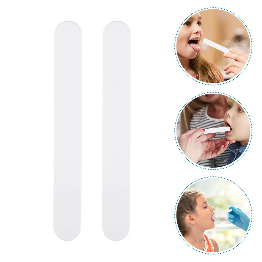 

50Pcs Tongue Depressors Disposable Dental Sticks for Professional Clinic Mouth Diagnostic Use Bulk Tongue Depressors