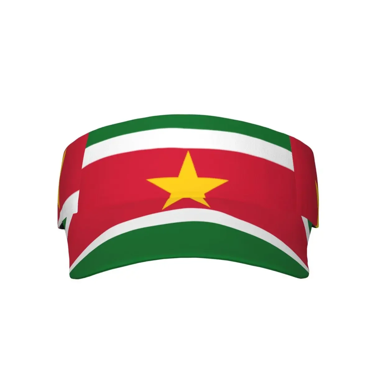 Flag Of Suriname Summer Air Sun Hat Visor UV Protection Top Empty Sports  Running Sunscreen Cap