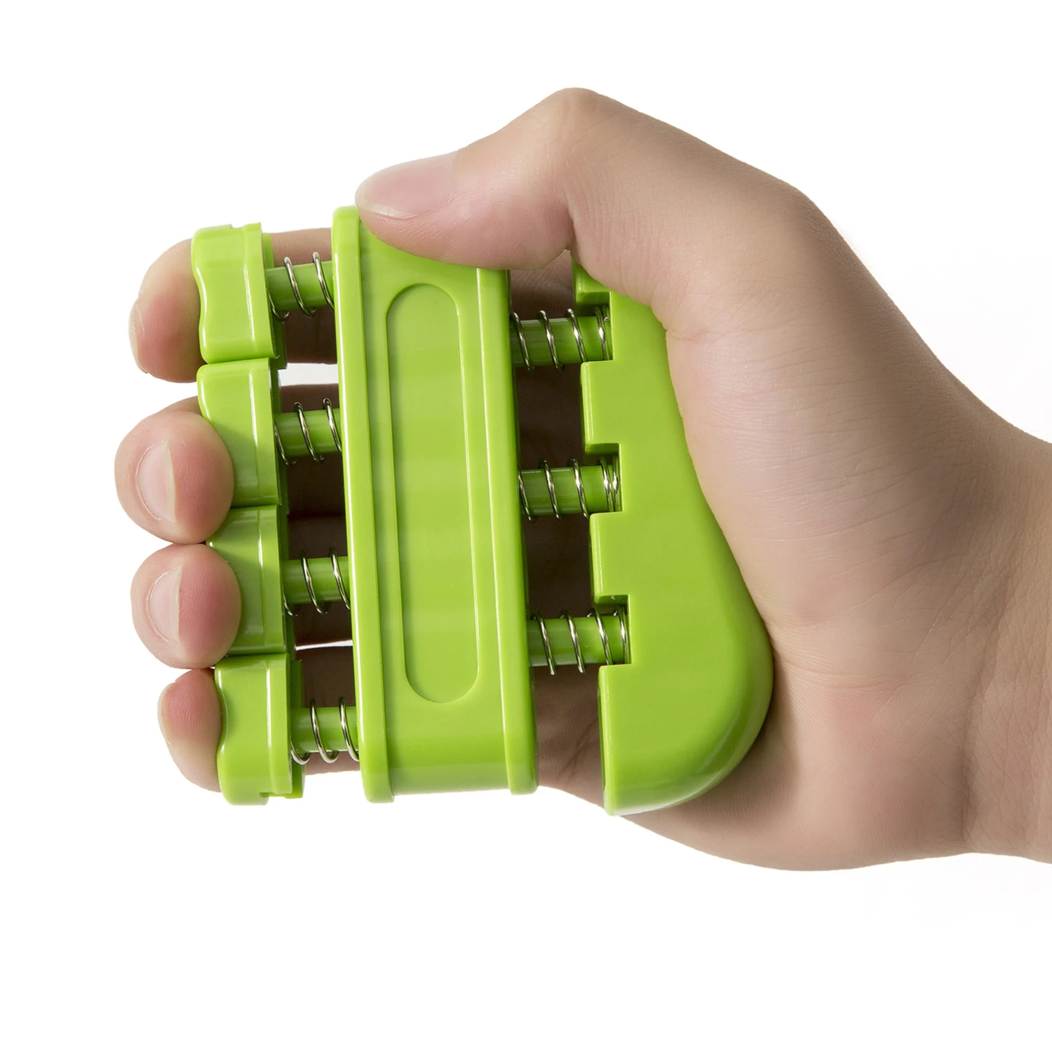 1set Finger Strengthener-Finger Exerciser for Forearm- Hand Grip Workout Equipment for Musician, Rock Climbing and Therapy Green