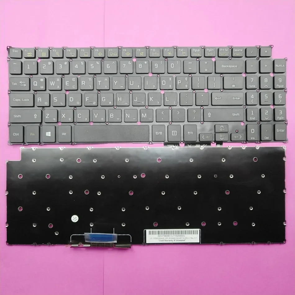 Korea Laptop Keyboard For LG 15Z940 15Z950 15ZD950 15UD560 15U530 15U530-KH5DK 15U530-KH50K SN5845 SG-80110-XRA KR Layout