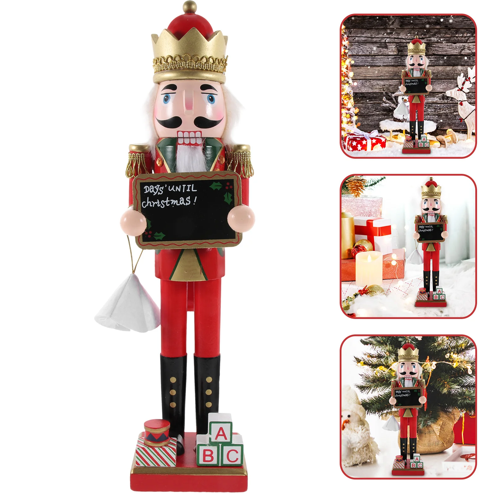 

Gifts for Stocking Stuffers Christmas Nutcracker Ornament Decorate Wood Desktop Wooden Lovely Nutcrackers Xmas