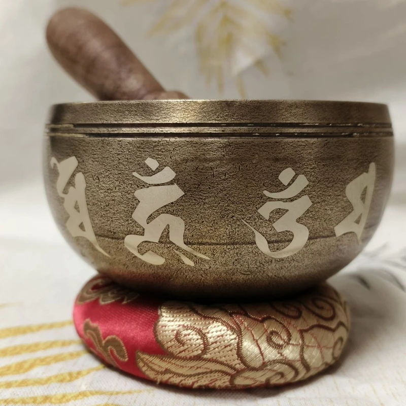

Nepal Singing Bowl Meditation Handmade Singing Bowls Mindfulness Sound Healing Bowls Relaxation Percussion Musical Instruments