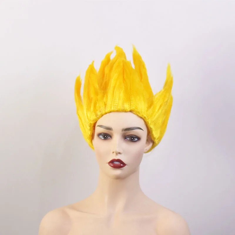 Adult Kids Z Cosplay Wigs Goku Anime Costume Party Dress Up Black Blue Yellow Wig Halloween Carnival Party Wig