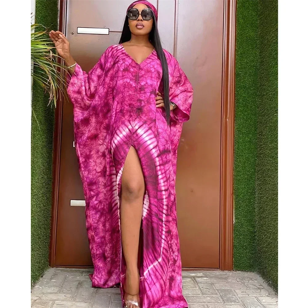 Африканские платья для женщин с винтажным принтом, мусульманский Boubou Dashiki, традиционная африканская одежда, наряд Анкары, вечернее платье с головным убором