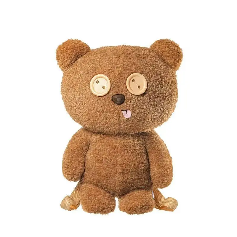 تماثيل حقيبة الظهر القطيفة من سلسلة MINISO BOM+TiM، وحقائب ظهر كرتونية لطيفة وهدايا إبداعية