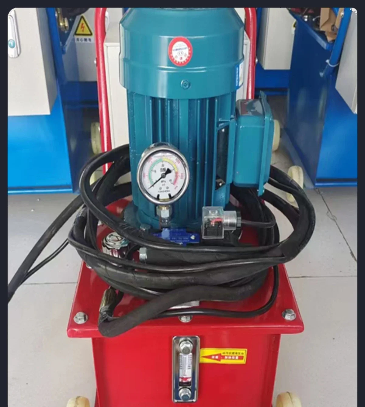 Electric hydraulic single head riveting machine air conditioner ventilation duct