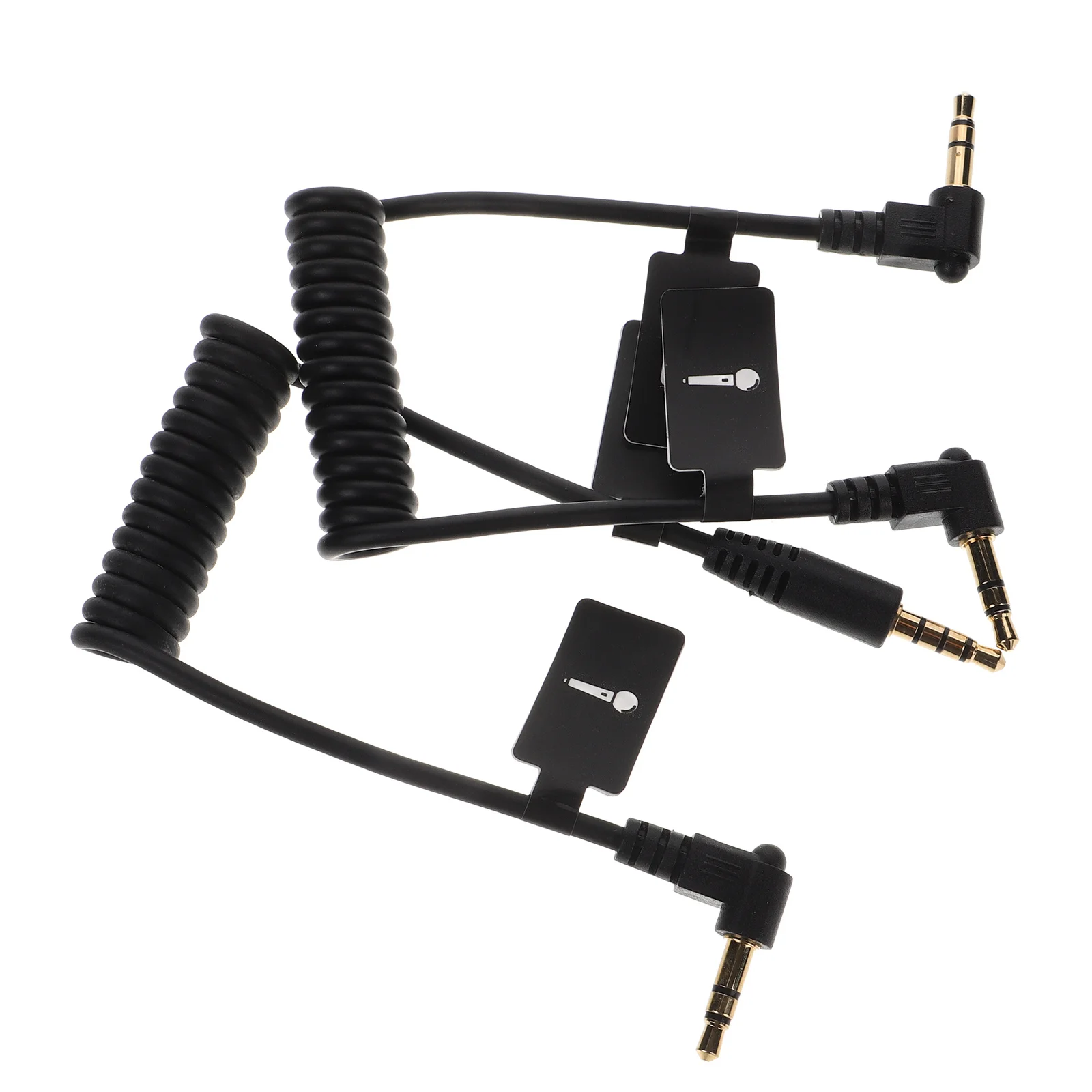 

2Pcs Trrs to Trs Audio Adapter Cable 3.5mm Stereo Extension for Mobile Phone External Mic Reliable Anti-Tangle Sound Equipment