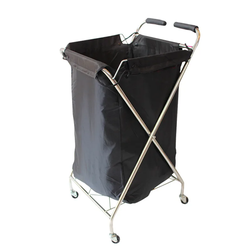 Hair Storage Basket Household Laundry Basket Hotel Dry Cleaner Clothing Towel Storage Cart Large Capacity