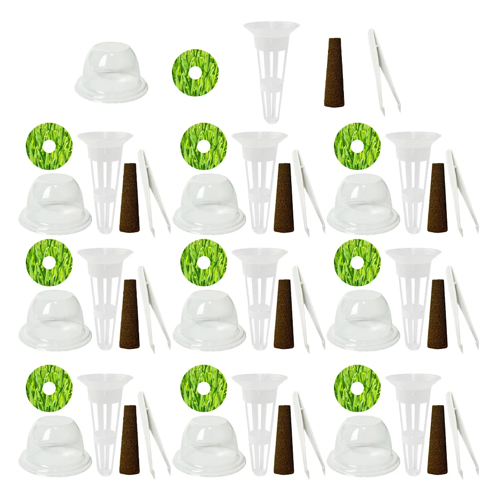 

10 Sets Hydroponic Growing Kit Hydroponics Supplies Indoor Suite 770X410X410CM Basket System