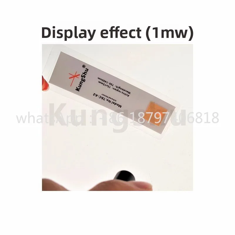 cartão de detecção e observação de display infravermelho próximo Cartão de chip de duplicação de frequência laser VRC5