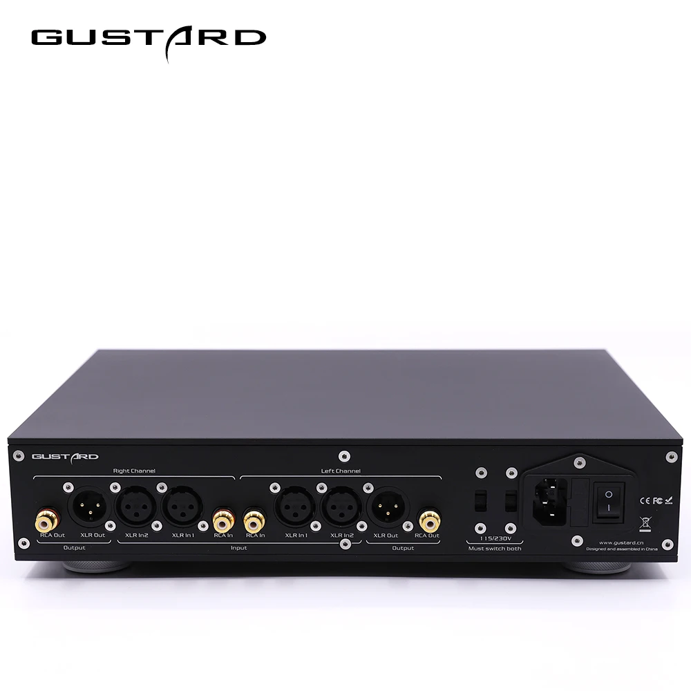 GUSTARD H26 Fully balanced discrete Class A Headphone Amplifier HiFi Audio Amp XLR RCA 6.35 4.4mm Output Preamplifier