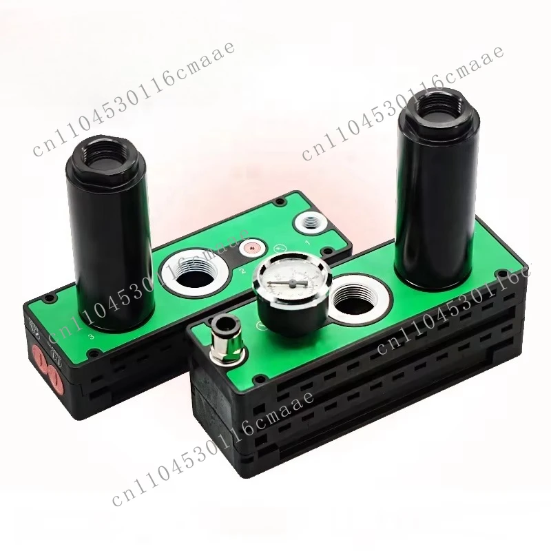The vacuum pressure of the multi-stage vacuum pump can reach -94Kpa, and the flow rate is large