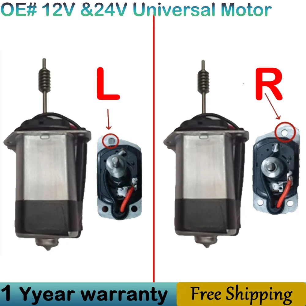 

Universal model 12V & 24V Power Window Regulator Lift Motor For All Car Electric Window Regulator Motor New