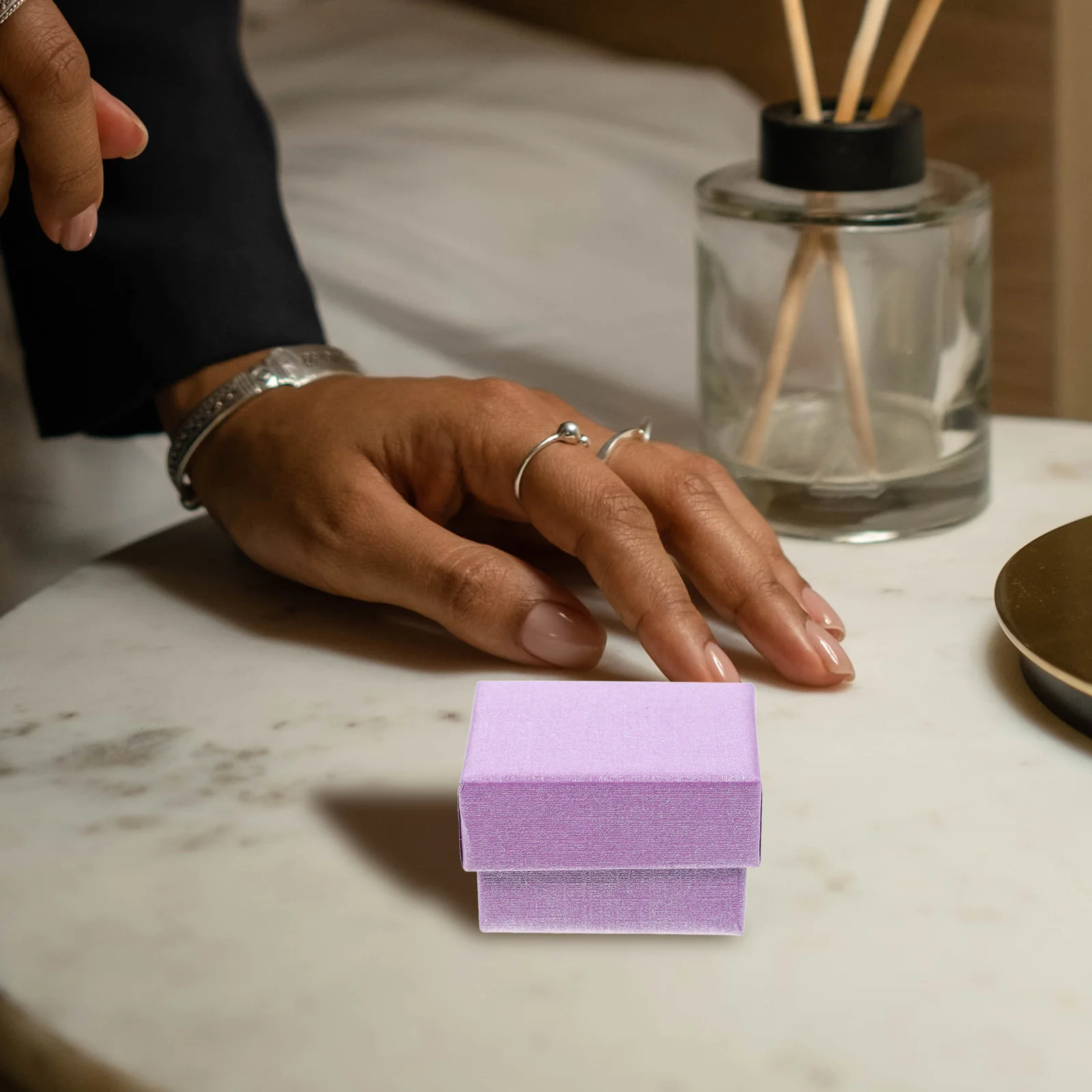 

10Pcs Jewelry Gift Boxes Small Jewelry Boxes for Earrings Rings Necklaces Store Organize Display Necklace Box Earring Gift Box