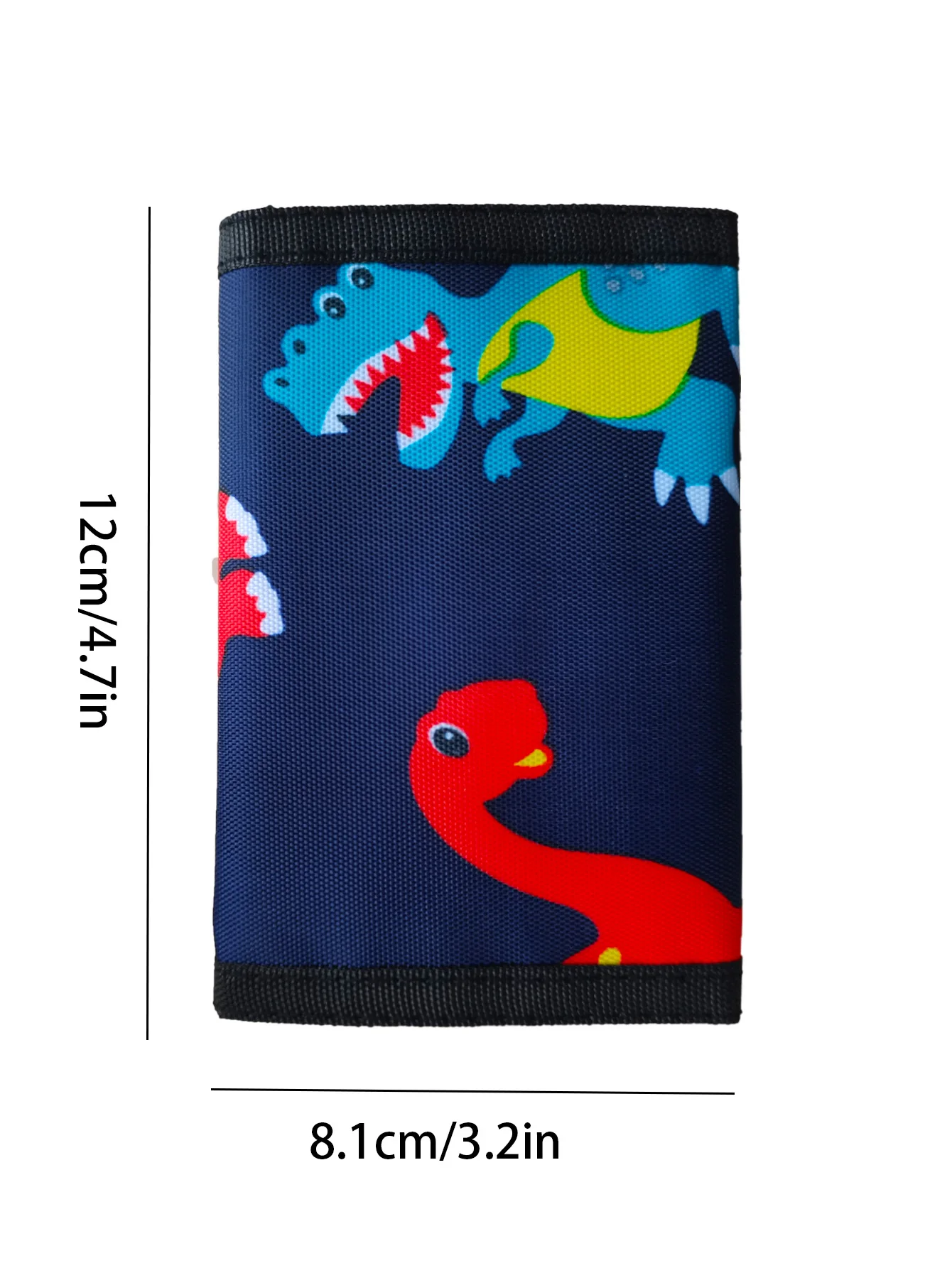 Dinosaur Dino Kids Wallet for Boys, Little Boys Wallet for Kids w/Magic Sticker, Play Toddler Wallet for Boy w/Coin Pocket view 2