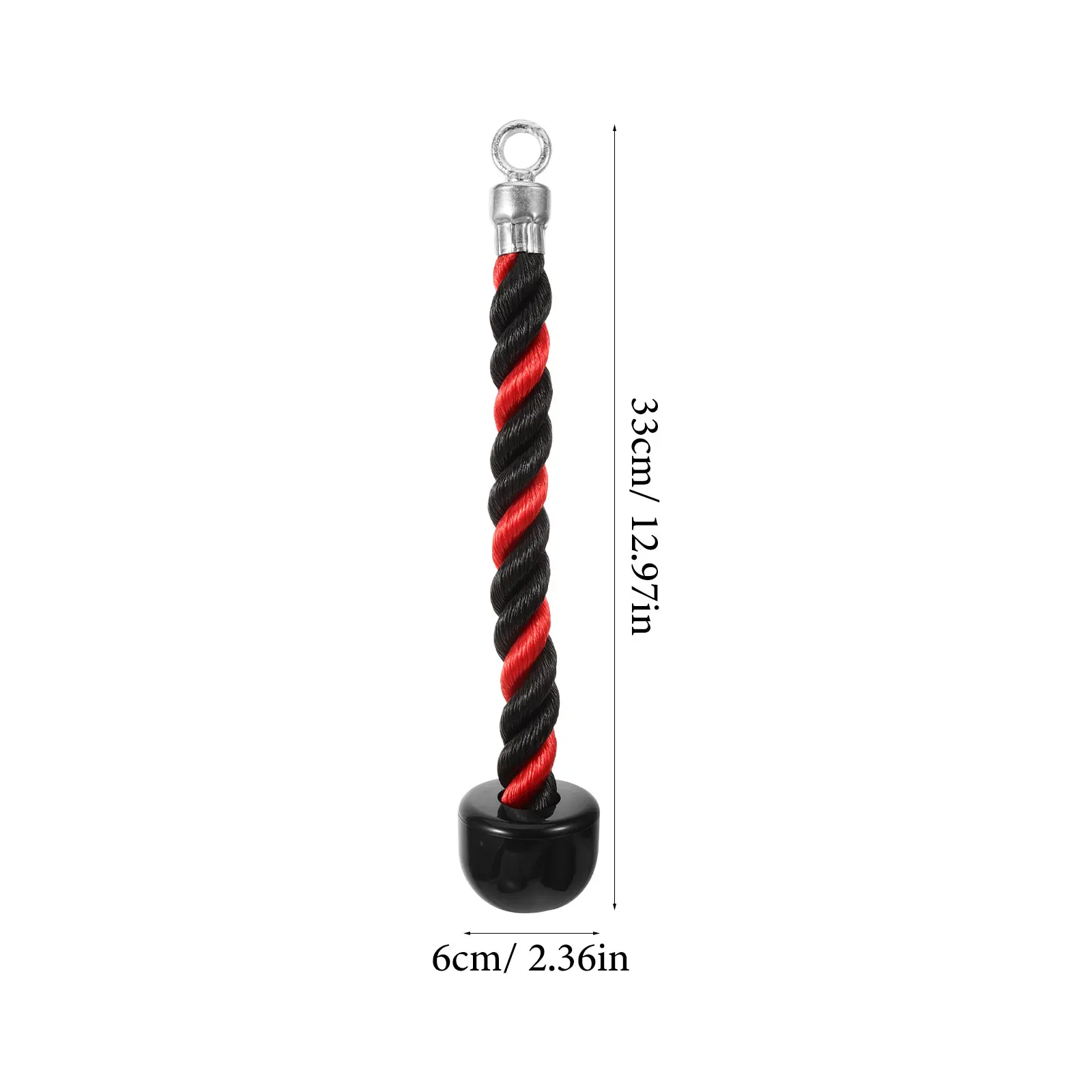 Puller Cable Attachments Gym Fitness Training Rope Handle Tricep Grip Triceps Nylon Heavy Duty Biceps Training Rope Fitness