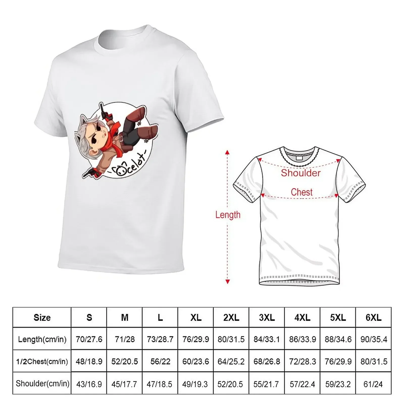 Revolver Ocelot Chibi T-shirt tops korean fashion plain white t shirts men