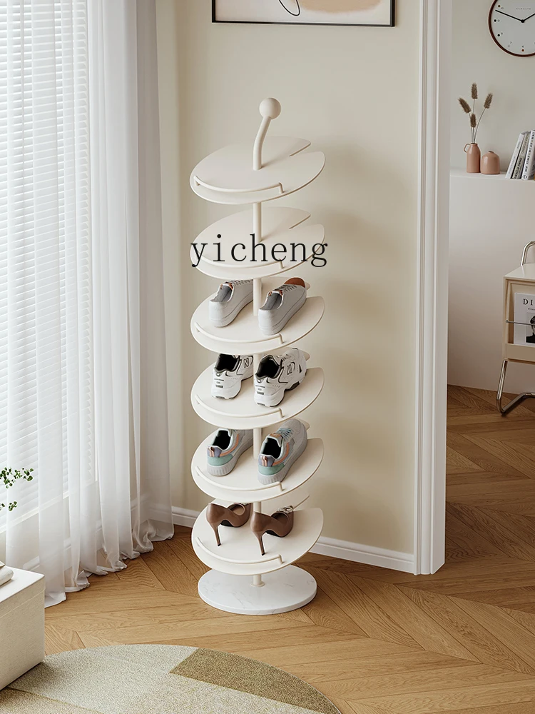 ZK Household Lotus Leaf Shoe Rack Entrance Living Room Shoe Cabinet Multi-Layer Shoe Rack Simple living room decoration