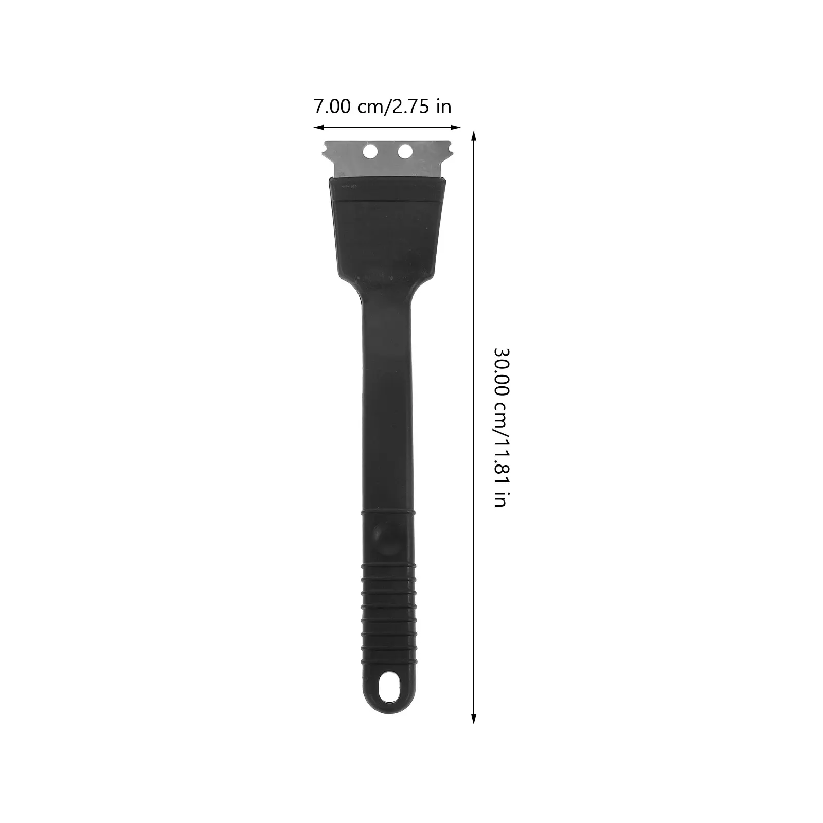 

Large Size Bird Cage Cleaning Brush No Shedding Black Stainless Steel Long Handle Moderate Hardness Durable Daily Use Pet