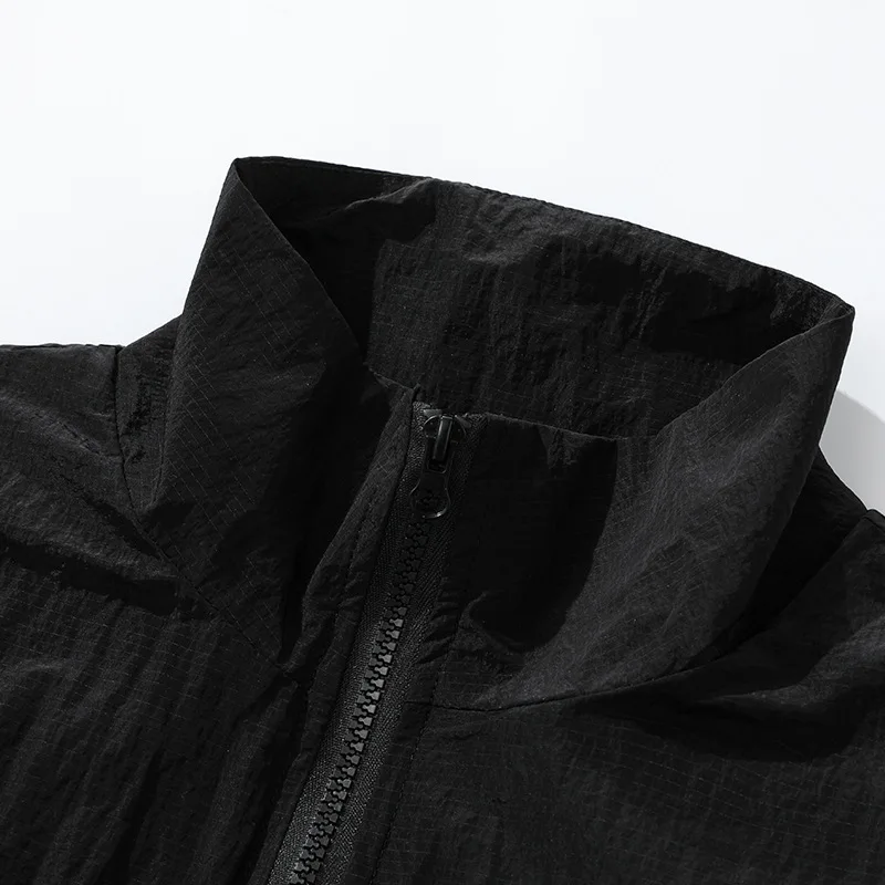 2022 Autumn Color Contrast Rush Jacket Stand-up Collar Casual Jacket Japanese Fashion Youth Loose Jacket Men