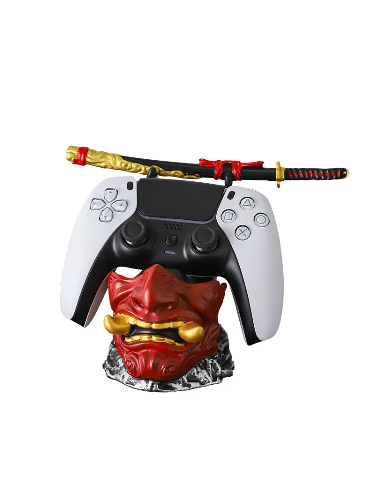 Kreatywny uchwyt na kontrolery do gier w kształcie posągu ducha-wojownika, uchwyt na konsolę do gier, uchwyt na telefon/tablet do PS5/PS4/XBOX — zdjęcie produktu 7