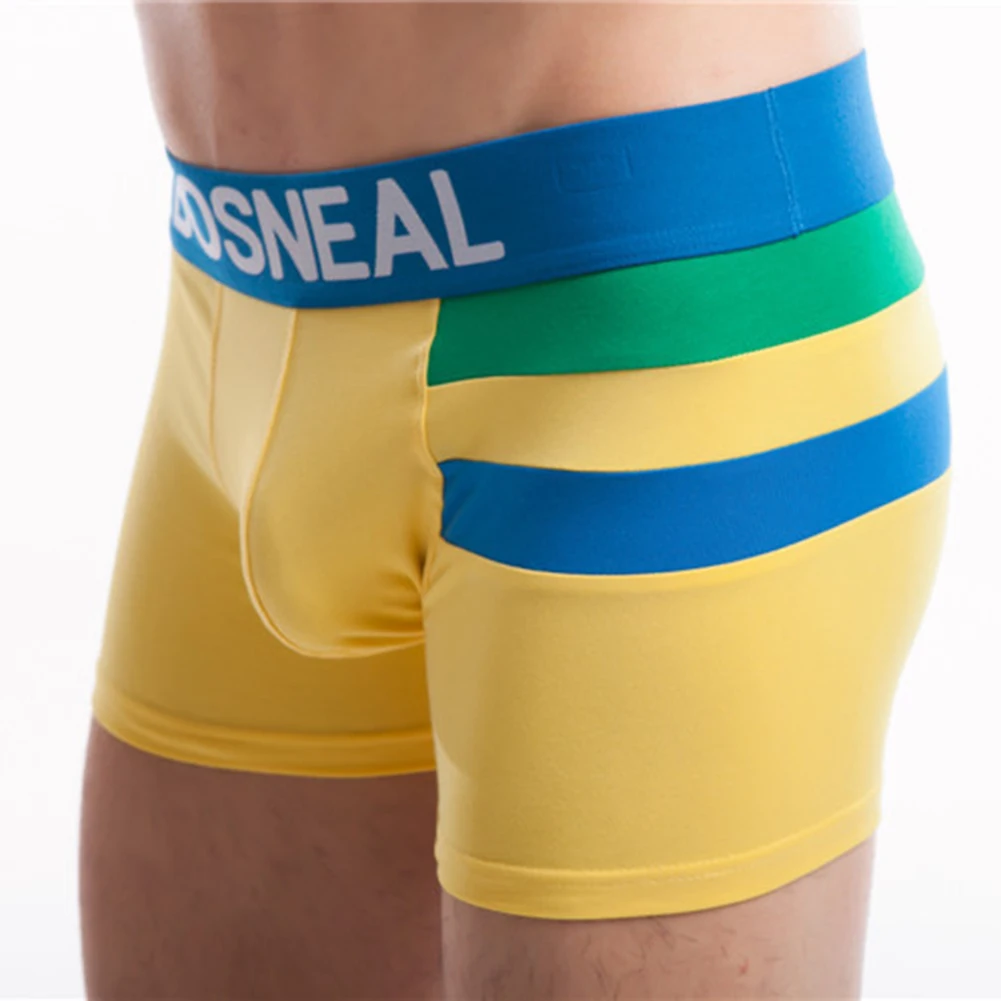 

Удобные боксеры, желтые дышащие боксеры, 95, хлопок, новый сорт, классическая тема, узор в тон