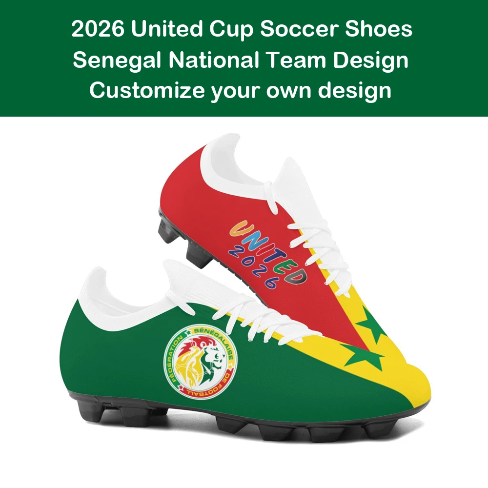 

2026 America United Cup Senegal Algeria Cabo Verde Cote d Ivoire Egypt National Team Football Soccer Shoes Sneaker Custom Print