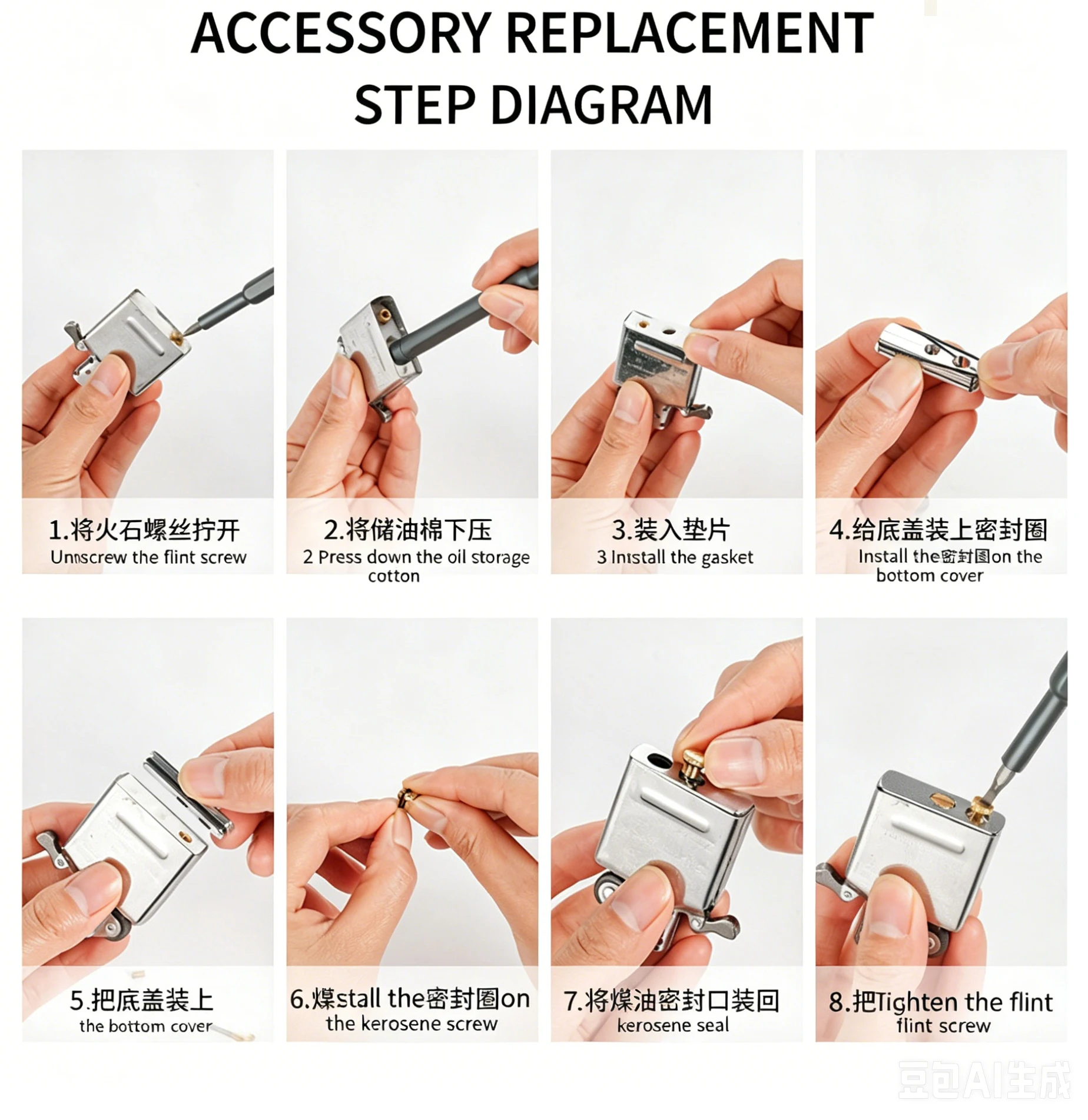 2nd Gen Upgraded Insert Gasket for Standard Zippo Kerosenes Lighters Metal Sealing Base Replacement Parts Fuel-saving Long burn view 6