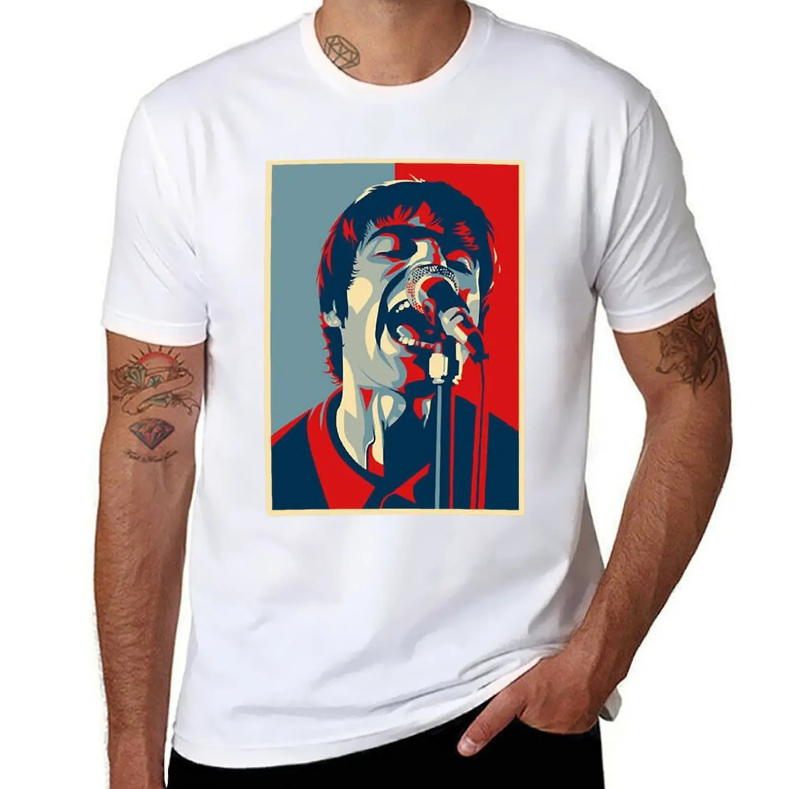 

For luxury Liam white man Gift for t shirt Musician Fans t Gift T-Shirt Gallagher pack shirts Funny Male For man