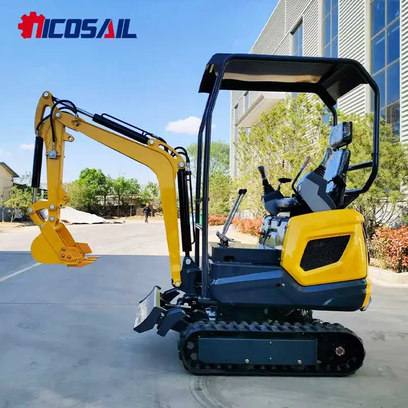 Versatile Hydraulic Mini Crawler Excavator - EUR5 Compliant for Farm Fencing, Orchard Tree Planting & Light Construction Tasks