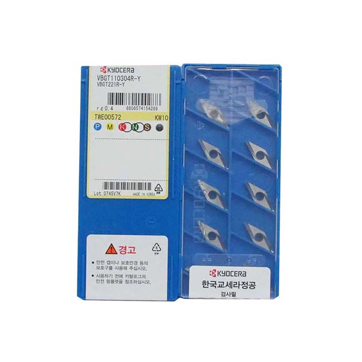 

Kyocera Original VBGT VBGT110304R VBGT110301R VBGT110302L VBGT110302R VBGT160402R Y KW10 Токарные пластины