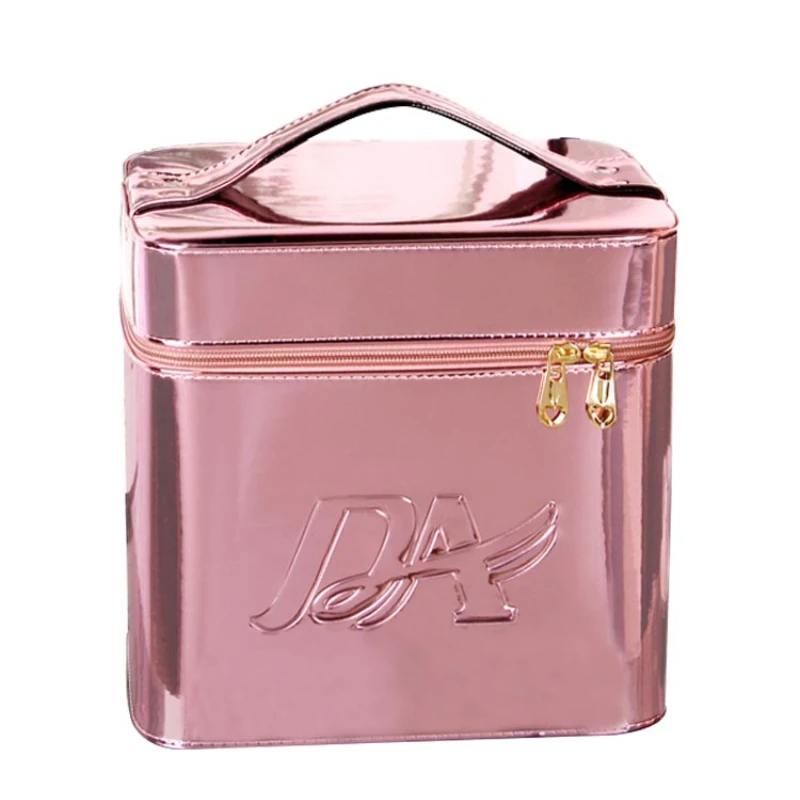 

Portable Cosmetic Bag Women's New Large Capacity Portable High-Grade Super Hot Storage Box Cosmetic Case