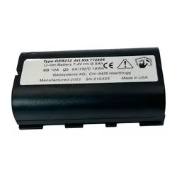 New GEB212 Battery For SWISS TYPE ATX1200 ATX1230 GPS1200 GPS900 GRX1200 Total Stations Rechargeable