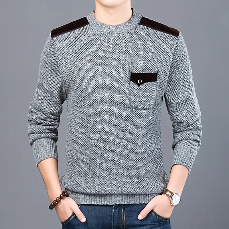 

2022 New Fashion Brand Sweater For Mens Pullovers Slim Fit Jumpers Knitwear O-Neck Autumn Korean Style Casual Clothing Male