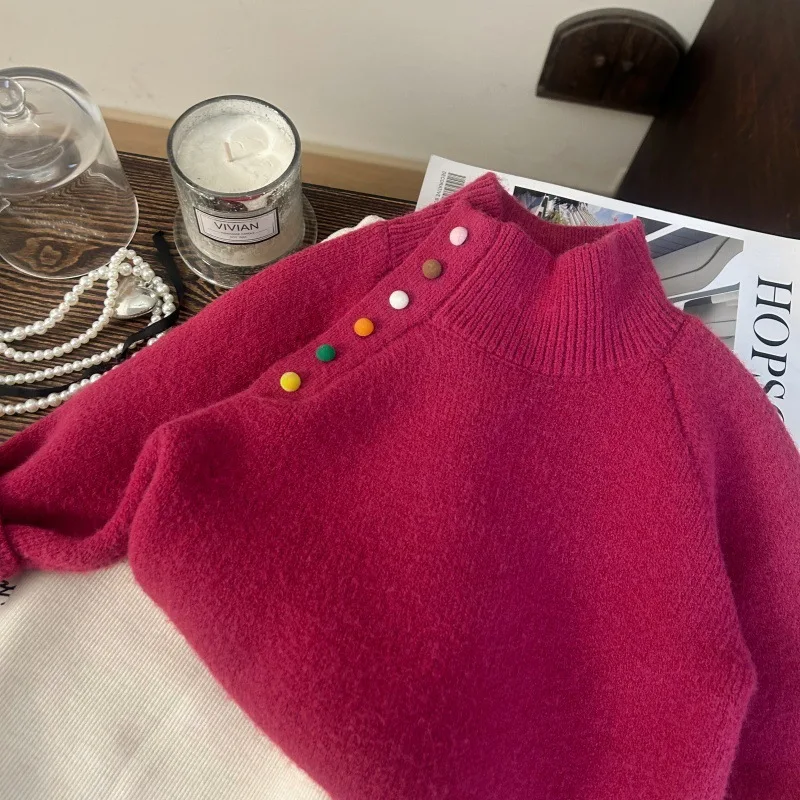 طفل فتاة 2 قطعة دعوى شتاء جديد ملون رقيق الكرة رشاقته الدافئة الاطفال الفتيات سترة بلون الصوف الرضع طفل الفتيات بانت