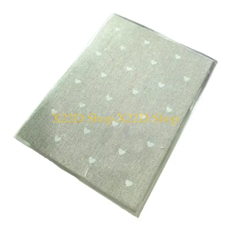 X22D Stylish Fabric 6Inch Photo Album Capacity for 100 Photos Simple to Use 6inch Picture Album Storage Postcards Book
