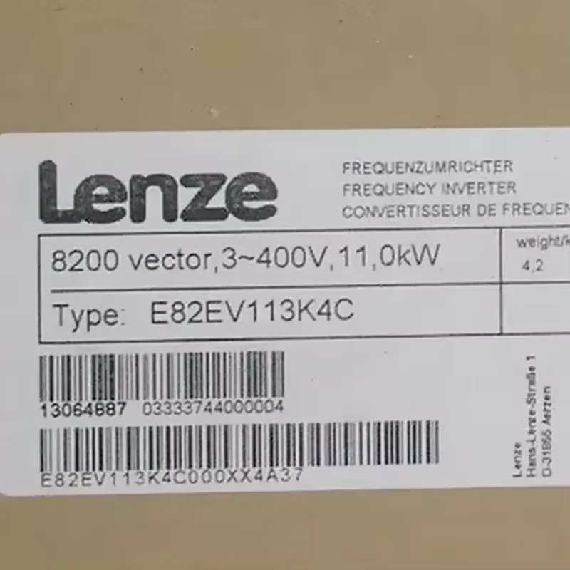 Lenze New E82EV113_4C Frequency Inverter Drive Fast Shipping Electrical Equipment Including E82EV751_4C040 E82EV553_4B201