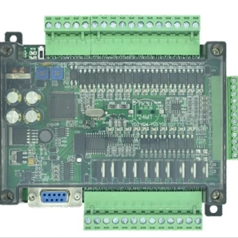 PLC Industrial Control Board FX3U-24MT  with  RS485/clock