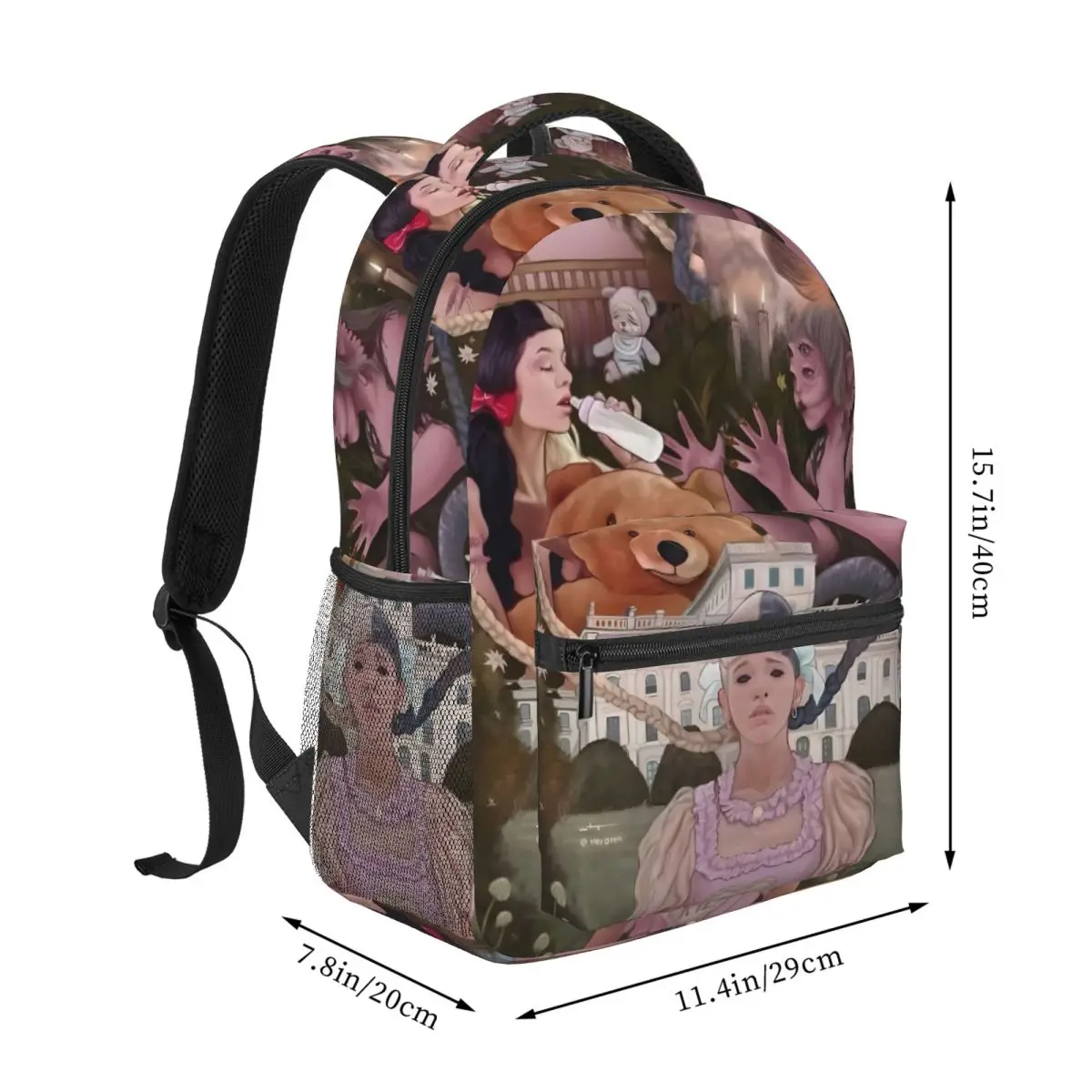 Melanie Martinez Portals Backpack Student Schoolbag for Men Women Laptop Canvas Bags