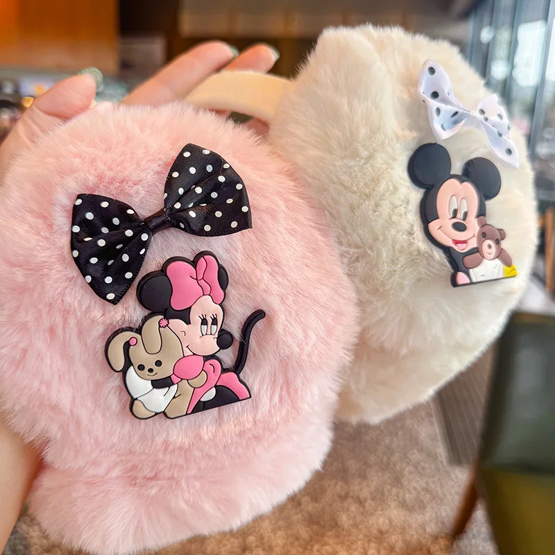 MINISO Disney Plush Ear Cups Women's Ear Warm Cover Ear Protection Ear Anti-freeze Cute Ear Pack Ear Cover