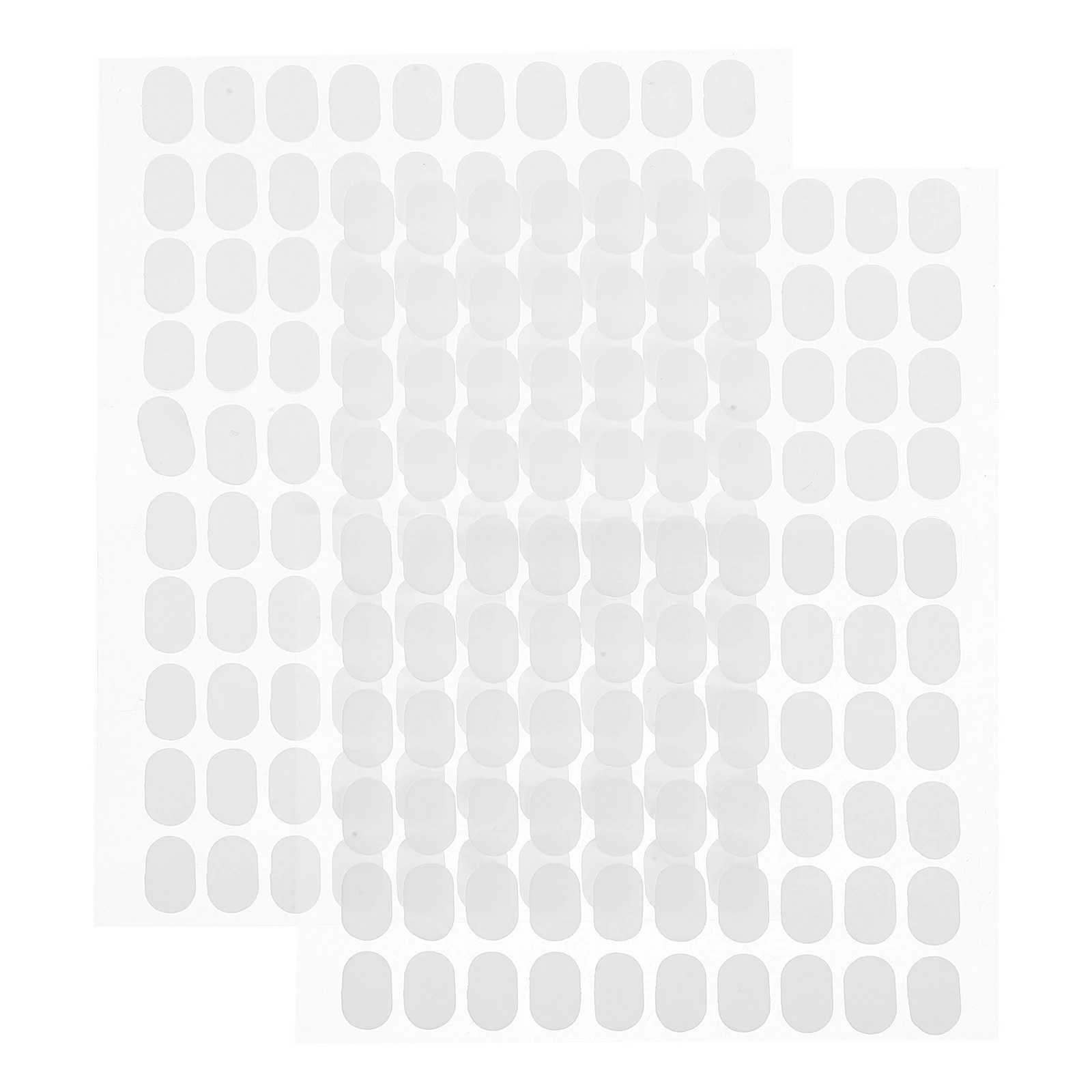 

2PCS Clear Double-sided Adhesive Nail Tabs Press Ons Sticky Dots Transparent French Manicure Stickers Nail Stencils Salon