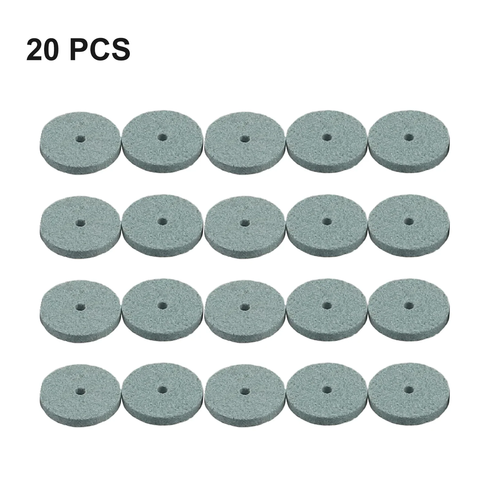 Rotary Tool Grinding Wheel Pack of 20 Units 20mm Outer Diameter for Working on Metal Alloys Hardened Steel and Wooden Details
