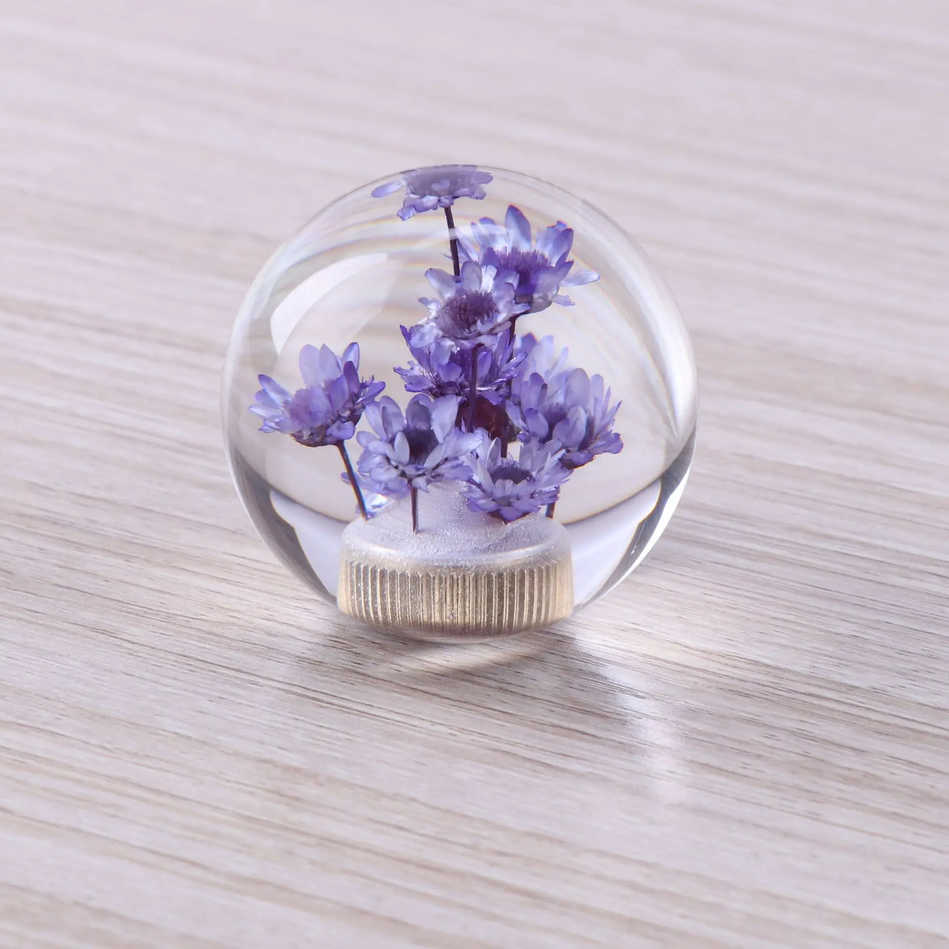 مقبض ناقل الحركة على شكل كرة زهرية من الراتنج مع تصميم ديزي لتعديل سيارة ناقل الحركة اليدوي (متوفر بألوان متعددة) #6