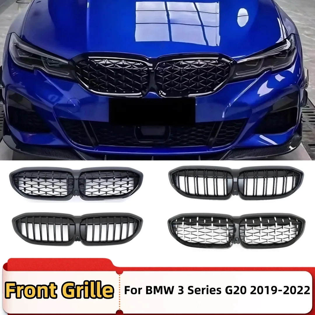 

Front Inlet Grille Bumper Kidney Grill Grid Tuning Accessories For BMW 3 Series G20 G21 2019-2022 318i 320i 320d 330i 340i 340d