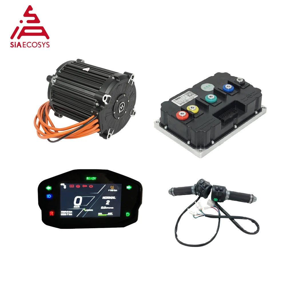 QSD180C-120 20KW 72V Air Cooling Hairpin Electric Motorcycle Conversion Kit with ND721800B Controller And SCJV4-01 Display