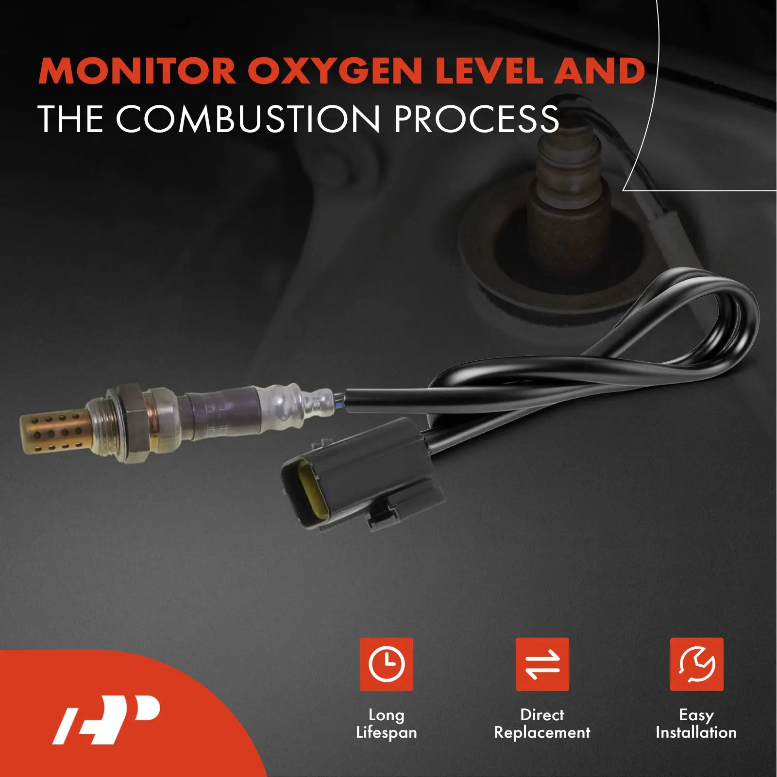 A-Premium O2 Oxygen Sensor with 4-Blades for Aprilia ETV 1000 Caponord 2001-2007
