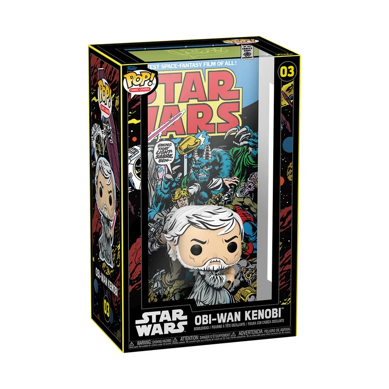 Funko POP Original Star Wars Anime Figure Obi-Wan Comic Cover Action Figure Toys for Boys Girls Kids Gift Collectible Ornaments - Image 6