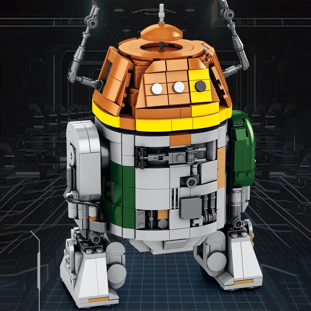 Film Space War Chopper C1-10P Robot Modulaire Gebouwen Blokken Set Rebel Groep Assemblage Baksteen Model Kit Speelgoed Volwassen Kind Gift 988PCS